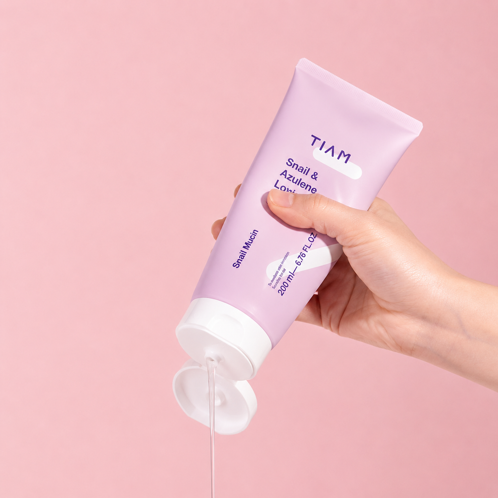 TIAM Snail & Azulene Low pH Cleanser 200ml